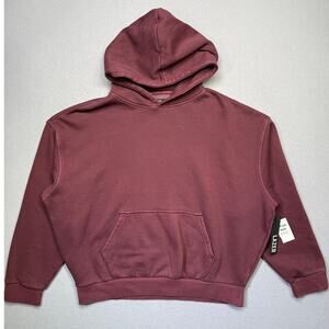 Lazer Men's Loose-Fit Pull-On Hoodie Deep Wine XL $40